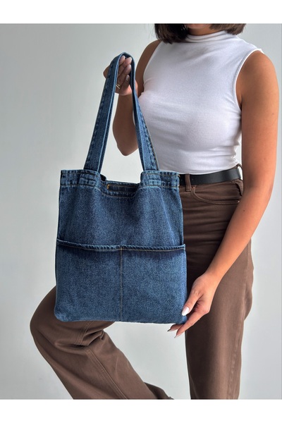 PASSTELL Women's Shoulder Strap Denim/Jean Bag