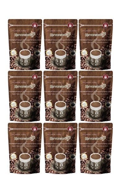 Kervansaray Kahve Damla Sakızlı 200 Gr X 9 Adet