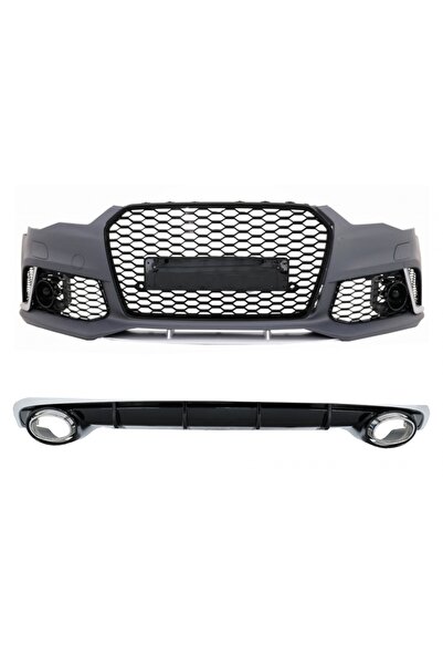 tuningset Εμπρόσθιος προφυλακτήρας κατάλληλος για Audi A6 4G Facelift 2015-20...