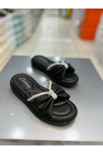 Hacıoğlu Ayakkabı Γυναικείες παντόφλες Zabina Flat Sole Stone Daily