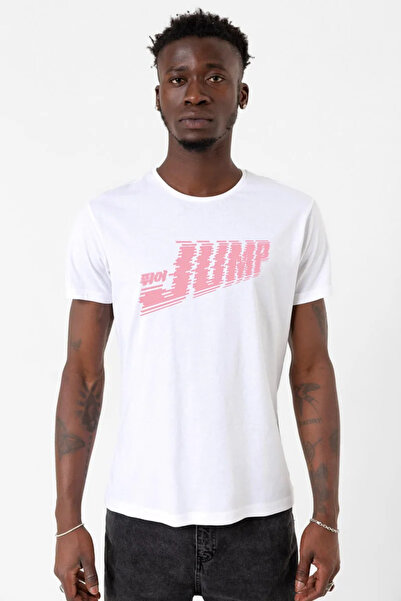 Tshirthane Blackpink Jump White Men's Cycling Jersey T-Shirt