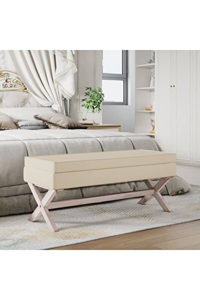 Concept Taburet de depozitare, 110x45x49 cm, material textil