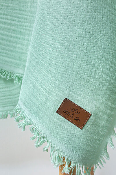 Alya&Alin Baby 100% Cotton Layer 4-Layer Muslin Blanket & Coverlet 100X115 cm