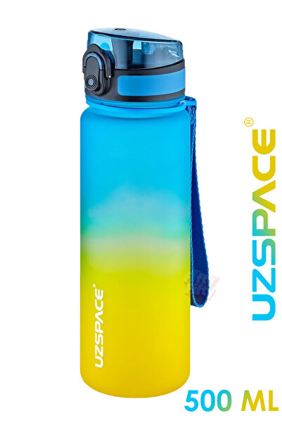 Uzspace 500 ml Double Color Softtouch Ff Collection Tritan Water Bottle Water...