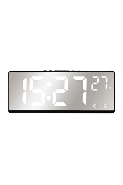 divendi-ro Ceas decorativ Andowl, afișaj digital LCD, 12/24h, alarmă, termome...