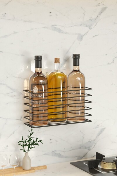 zabata Yapışkanlı Yağdanlık Rafı Mutfak Düzenleyici Organizer Altlığı Standı ...