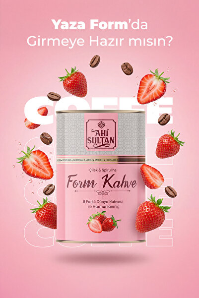AHİ SULTAN Form Kahvesi 8 Farklı Çilek ve Spirulina Içerikli 100 G