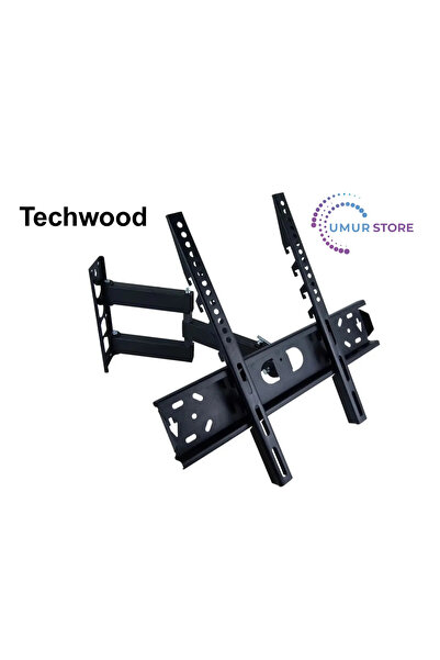 Techwood 50U660EU 50” 4K SMART 32-55 inç Tek Kollu Hareketli LCD LED TV Duvar...