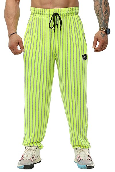 Big Sam Rahat Kesim Vücut Geliştirme Body Pantolon Yeşil 1189
