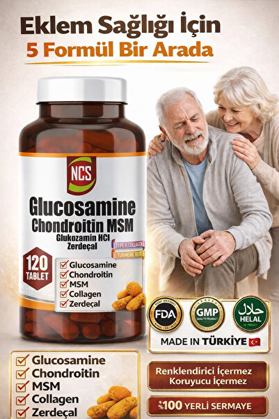 NCS Glucosamine Chondroitin Msm Collagen Zerdeçal 120 Tablets