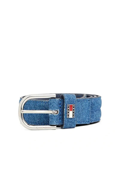 Tommy Hilfiger حزام نسائي أزرق من TJW Denim Cool 3.5 AW0AW180461AF