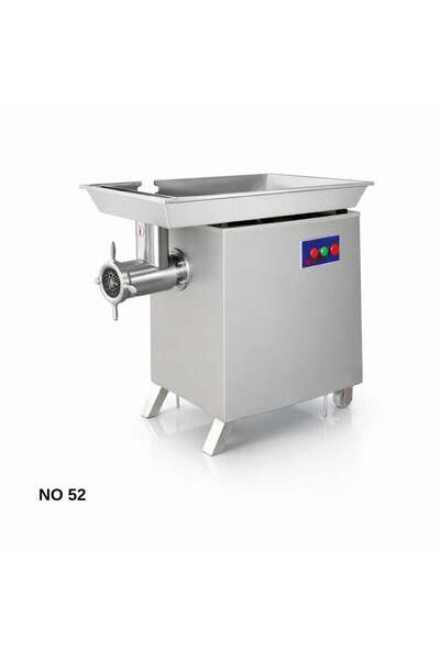 Çağdaş Makina Çağdaş No 52 Ayaklı Krom Paslanmaz Çelik Kıyma Makinesi 380V