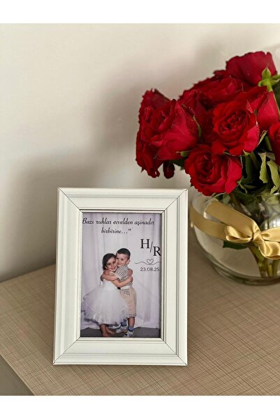 Atelier Baskı Çerçeveli Modern Tasarım Fotoğraflı Anı Hediyesi - Kişiye Özel ...