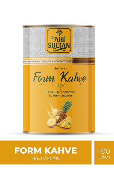 AHİ SULTAN Form Kahvesi 8 Farklı Kahve Ve Bromelain Içerikli 100 G