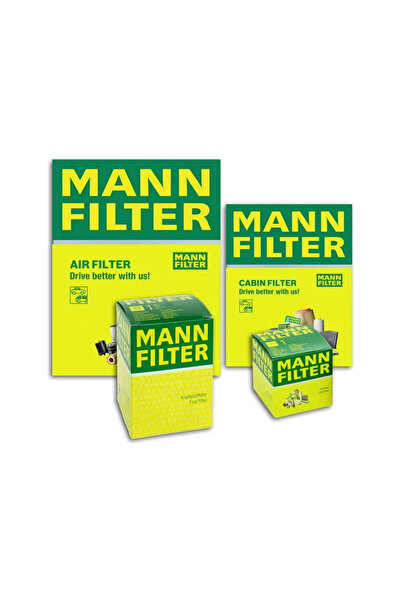 Mann-Filter Vw Golf 7 1.2 1.4 Tsı Benzinli Mann Filtre Bakım Seti 2013-2019 |...