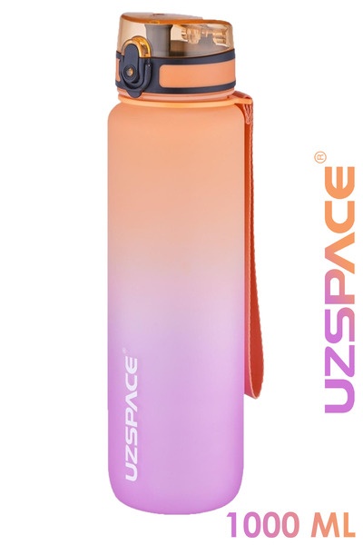 Uzspace 1000 ml Large Size Double Color Softtouch Ff Collection Tritan Water ...