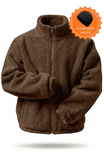 GHASSY CO. Men's Heat Thermal Underwear Outer Sherpa Autumn Winter Full Zip P...