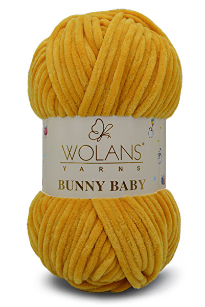 WOLANS 438 Μοντέλο ανοιχτό πορτοκαλί μαλακό βελούδο - Πλεκτό νήμα Baby Bunny,...