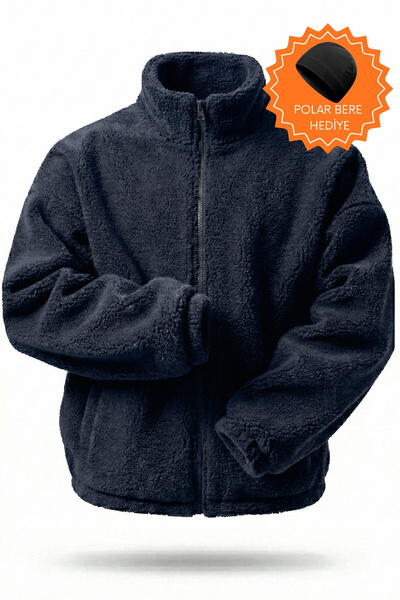 GHASSY CO. Men's Heat Thermal Underwear Outer Sherpa Autumn Winter Full Zip P...