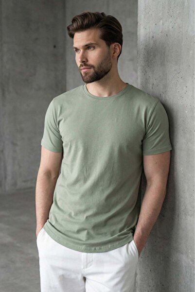 Madmext Tricou verde pentru bărbați 4951