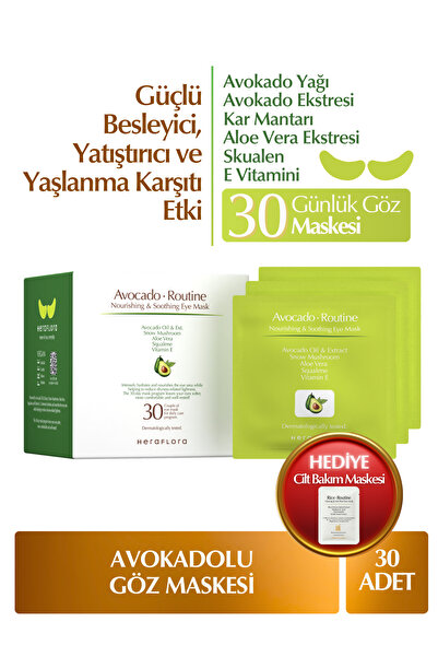 Heraflora Avokado Routine Göz Altı Yoğun Nemlendirici, Besleyici & Hassas Cil...