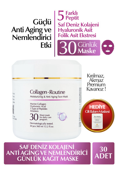Heraflora Collagen Routine Kolajenli Yaşlanma Karşıtı, Yoğun Nemlendirici Gün...