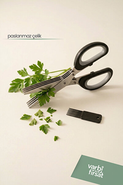 Varbifırsat مقص متعدد الاستخدامات لتقطيع الخضروات والفواكه، مقص مطبخ