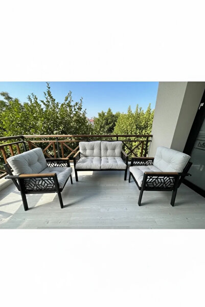 adımshops MİAMİ 2+1+1 MELİSA Balkon-bahçe-kafe Çay Seti Koltuk Oturma Takımı-...