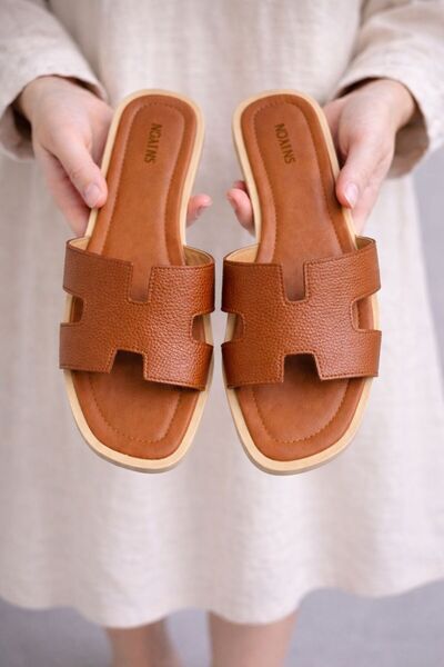 NOVİNS Жіночі зручні літні шльопанці Tan Gunluk