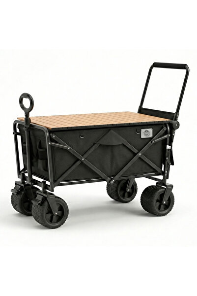 AutoFamily عربة قابلة للطي من AUTO FAMILY مع طاولة ونظام إقفال محمول للإطارات