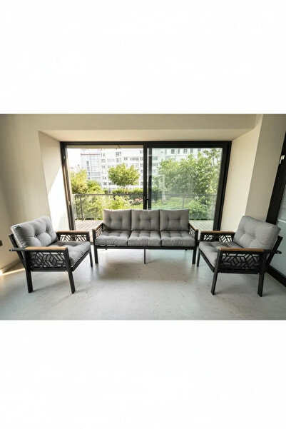 adımshops MİAMİ 3+1+1 MELİSA Balkon-bahçe-kafe Çay Seti Koltuk Oturma Takımı-...