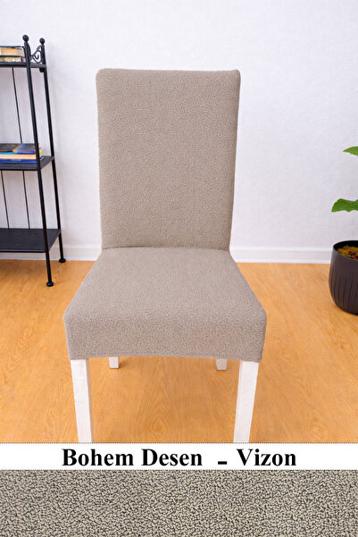 StarMall SANDALYE KILIFI ÖRTÜSÜ düz klasik model sandalye kılıfı bohem desen ...