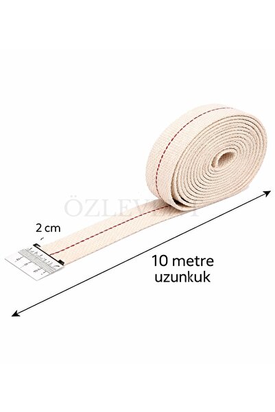 ÖZLEVENT Klasik Gaz Lambası Fitili No:14 10 Metre %100 Pamuk