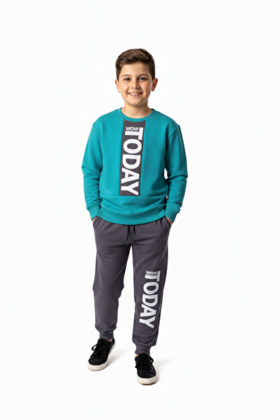 Mnk Baby&Kids Φούτερ για αγόρια MNK με 3 κλωστές με φλις στο εσωτερικό 416193...