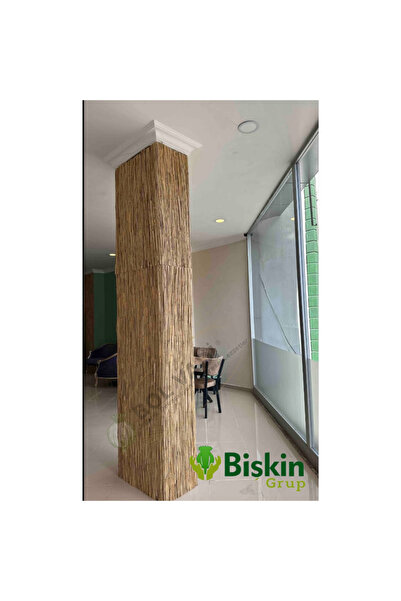 BİŞKİN Kamış Hasır Çit 2 m x 6 m Bahçe Balkon Gizleme Çiti