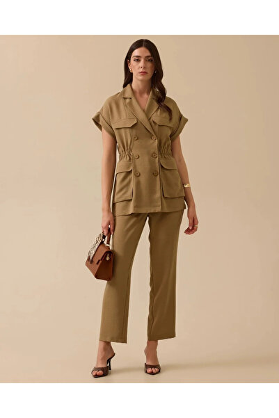 SEÇİL НОВИ ДАМСКИ класически панталони с висока талия и тясна кройка 10002511...