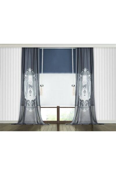 Yılmaz Home Collection Keten Pano Tül Perde
