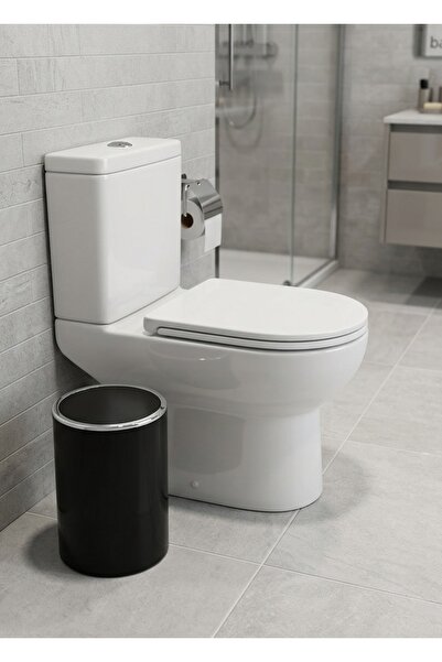 Saban سلة مهملات سوداء 5 لتر - موديل إنكا