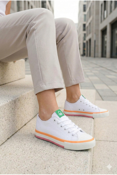 Benetton Bn-30176 Pantofi sport din in