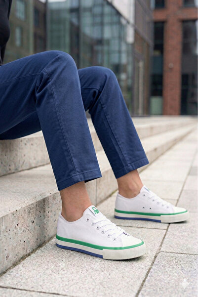 Benetton ® |   Pantofi sport de vară pentru femei, din in, noi