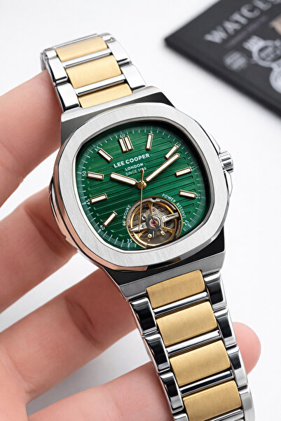 Lee Cooper Automatic Movement Prx Case Italian Bracelet Gift 5 Atm Men's Wris...