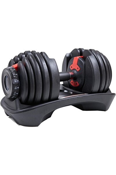 Fitness World مجموعة أوزان دمبل 24 كيلو قابلة للتعديل لتمارين اللياقة البدنية...