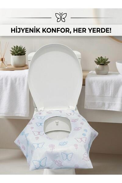 Tek Kullanımlık Klozet Kapak Örtüsü 20 adet 2*10