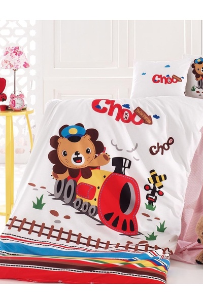 NazeninHome طقم غطاء لحاف أطفال رانفورس قطن 100%