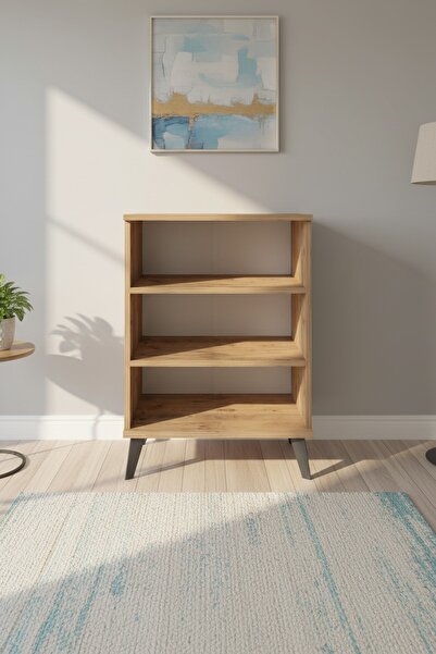 Dienni Arges Komodin 2 Raflı 60x30x80 Çam-Çam