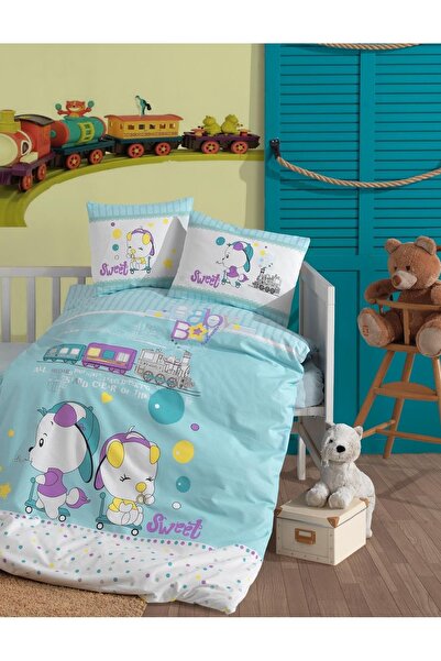 NazeninHome Baby Sweet 100% Cotton Ranforce Baby Duvet Cover Set