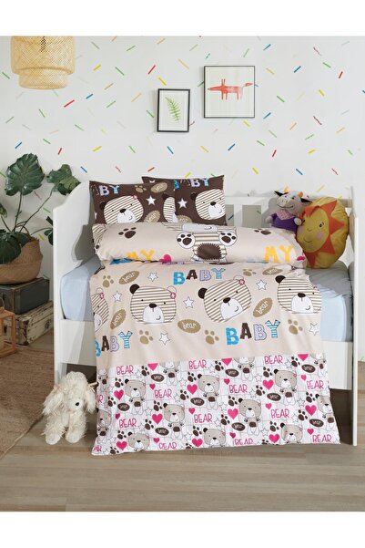 NazeninHome Bery 100% Cotton Ranforce Baby Duvet Cover Set