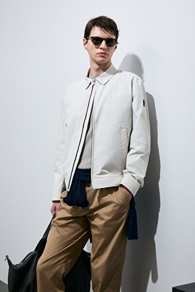 Lufian 111120076 Drake Men's Coat Stone