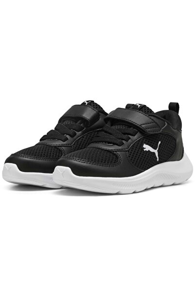 Puma Fun Racer 2 AC+ PS 400580 Çocuk Spor Ayakkabı SİYAH-BEYAZ