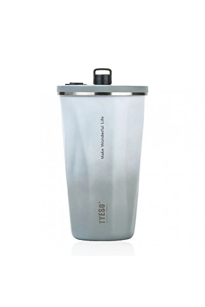 Tyeso Candy Tumbler Vakumlu Paslanmaz Çelik Termos 600 ML Gri